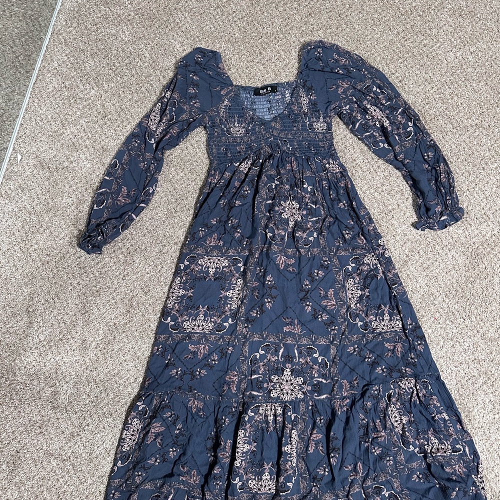 Floral Long Sleeve Dress